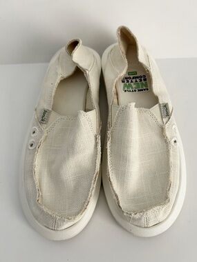 Sanuk Donna Hemp Slip On Shoes | Size 6
